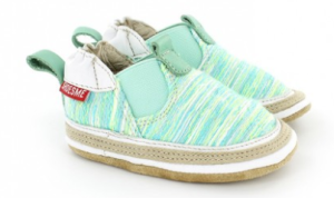 What's on mama's mind shoesme soft slof licht blauw groen