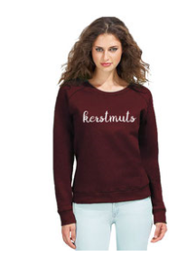 What's on mama's mind kersttrui dames
