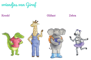 What's on mama's mind giraf en vriendjes