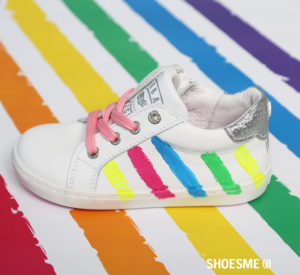 Streep schoen Shoesme voorjaarscollectie 2018