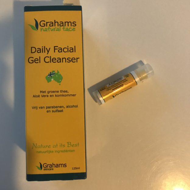 Grahams facial cleanser
