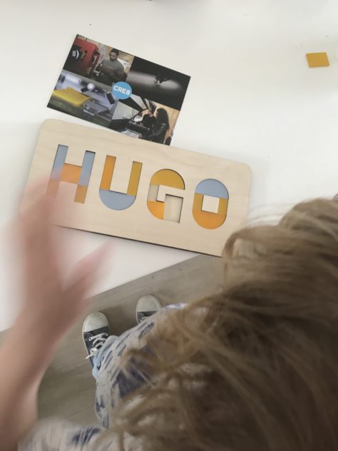CRE8 hout naampuzzel 