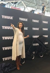 Thule presentatie thule sleek black on black Xelly Cabou van Kasbergen