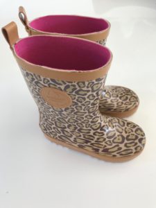 Shoesme regenlaars panterprintje