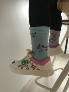 NICKIS billieblush witte meisjessneaker