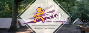 Stichting vakantiekampen logo en banner SVK