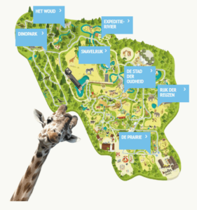 Dierenpark Amersfoort plattegrond