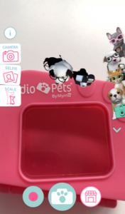 Studio pets augmented reality app