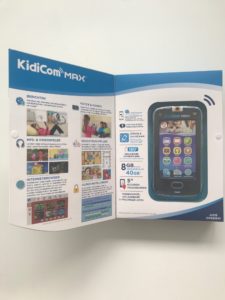 Vtech Kidi com max blauw