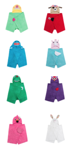 Zoocchini Kids Badcapes