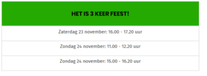 zapp sinterklaasfeest 2019 dagen