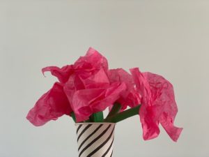 Bosje bloemen knutselen