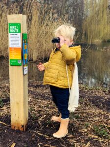 vogel route met birdroute diemerbos