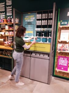 Refill station the body shop