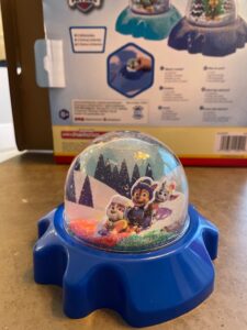 Paw patrol snow globe