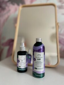 The body shop sleep hair and pillow