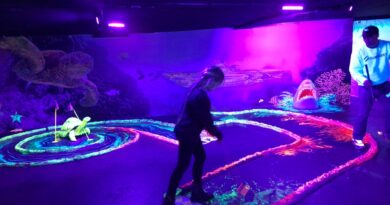 Glow in the dark golf